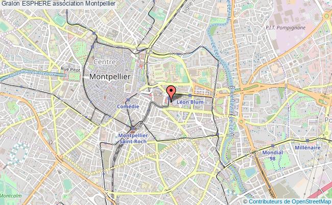 plan association Esphere Montpellier