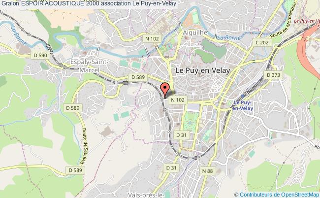 plan association Espoir Acoustique 2000 Le Puy-en-Velay
