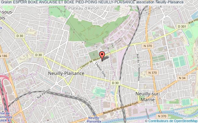 plan association Espoir Boxe Anglaise Et Boxe Pied-poing Neuilly-plaisance Neuilly-Plaisance
