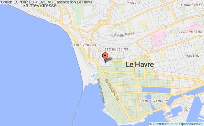 plan association Espoir Du 4 Eme Age Le    Havre
