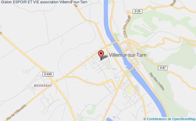plan association Espoir Et Vie Villemur-sur-Tarn