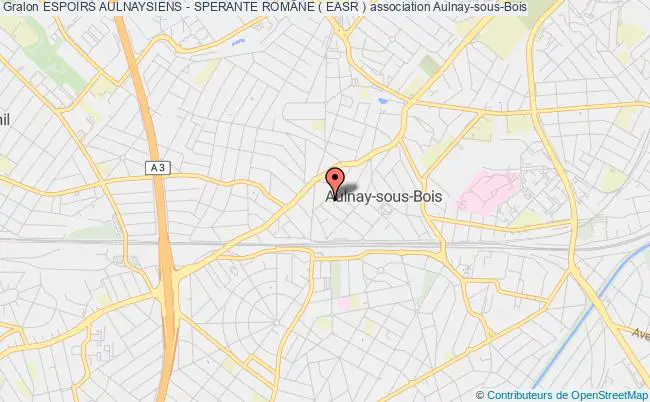 plan association Espoirs Aulnaysiens - Sperante RomÂne ( Easr ) Aulnay-sous-Bois