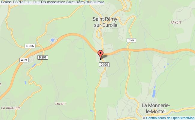 plan association Esprit De Thiers Saint-Rémy-sur-Durolle