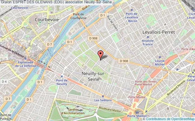 plan association Esprit Des Glenans (edg) Neuilly-sur-Seine