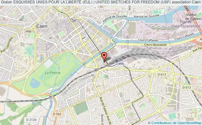 plan association Esquisses Unies Pour La LibertÉ (eul) | United Sketches For Freedom (usf) Caen