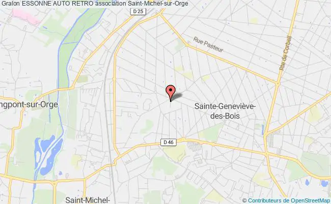 plan association Essonne Auto Retro Saint-Michel-sur-Orge