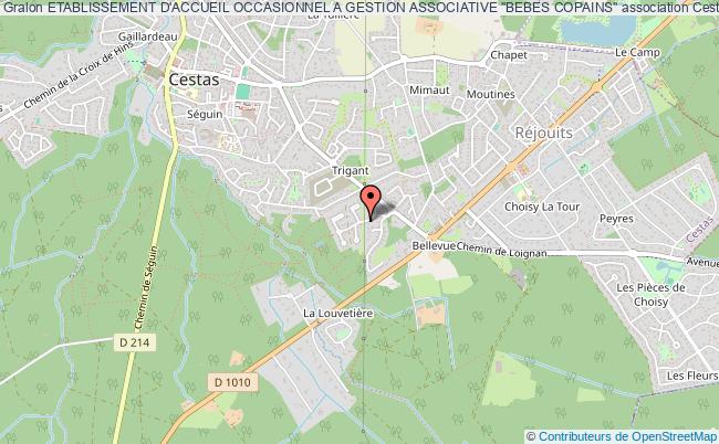 ETABLISSEMENT D'ACCUEIL OCCASIONNEL A GESTION ASSOCIATIVE "BEBES COPAINS"