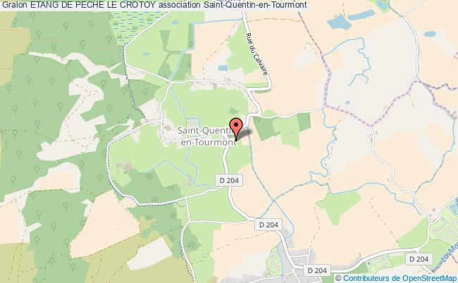 plan association Etang De Peche Le Crotoy Saint-Quentin-en-Tourmont