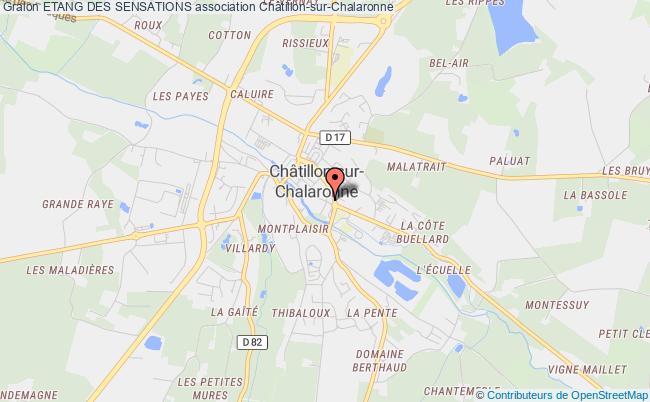 plan association Etang Des Sensations Châtillon-sur-Chalaronne