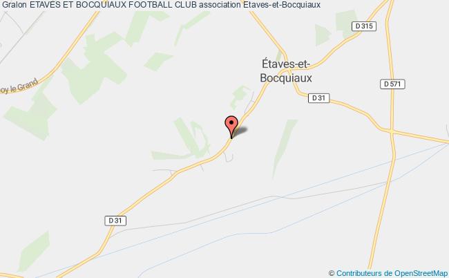 plan association Etaves Et Bocquiaux Football Club Étaves-et-Bocquiaux
