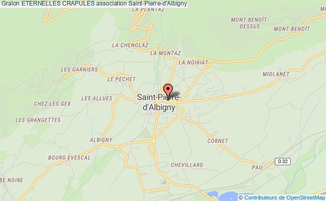 plan association Eternelles Crapules Saint-Pierre-d'Albigny