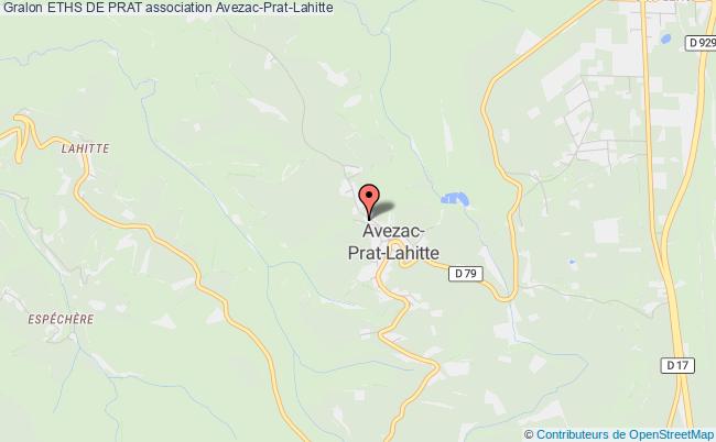 plan association Eths De Prat Avezac-Prat-Lahitte