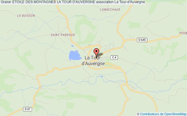 plan association Etoile Des Montagnes La Tour D'auvergne La    Tour-d'Auvergne