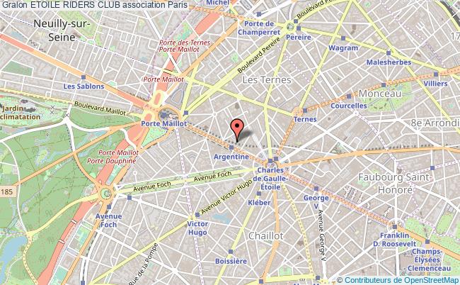 plan association Etoile Riders Club Paris