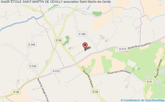 plan association Etoile Saint-martin De Cenilly Saint-Martin-de-Cenilly