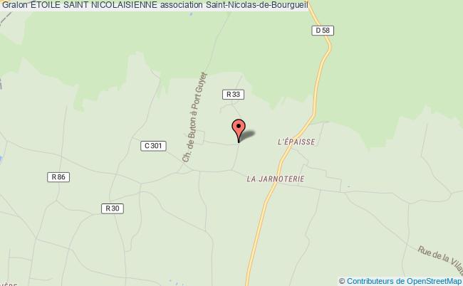plan association Etoile Saint Nicolaisienne Saint-Nicolas-de-Bourgueil