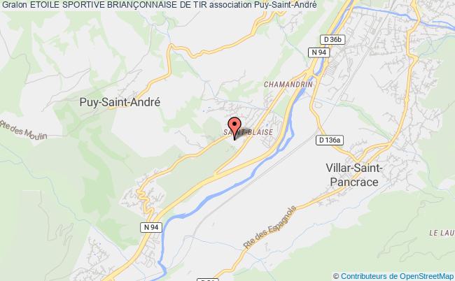 plan association Etoile Sportive BrianÇonnaise De Tir Puy-Saint-André