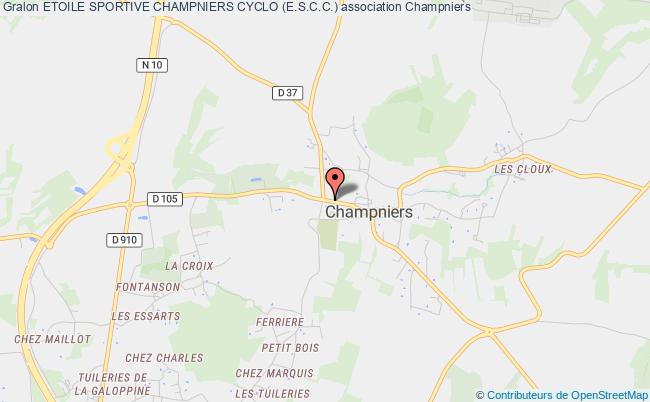 plan association Etoile Sportive Champniers Cyclo (e.s.c.c.) Champniers