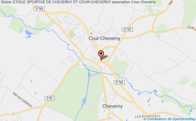 plan association Etoile Sportive De Cheverny Et Cour-cheverny Cour-Cheverny