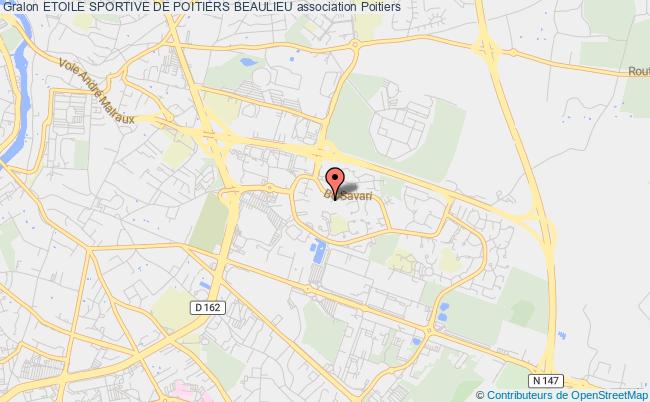 plan association Etoile Sportive De Poitiers Beaulieu Poitiers