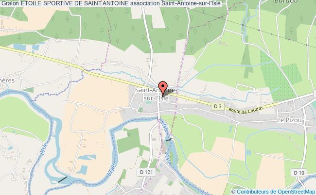 plan association Etoile Sportive De Saint Antoine Saint-Antoine-sur-l'Isle