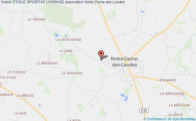plan association Etoile Sportive Landaise Notre-Dame-des-Landes