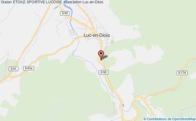 plan association Etoile Sportive Lucoise 