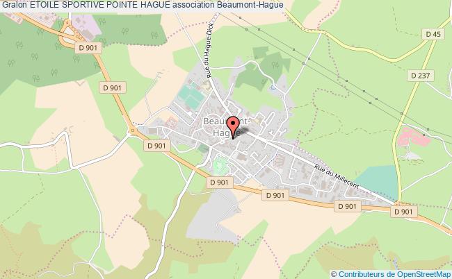 plan association Etoile Sportive Pointe Hague Beaumont-Hague