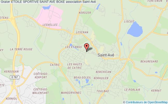 plan association Etoile Sportive Saint Ave Boxe Saint-Avé