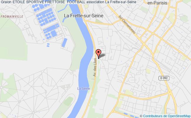 plan association Etoise Sportive Frettoise Football La    Frette-sur-Seine