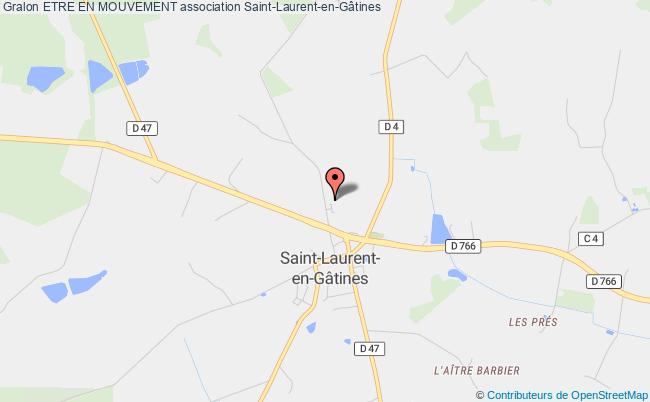 plan association Etre En Mouvement Saint-Laurent-en-Gâtines