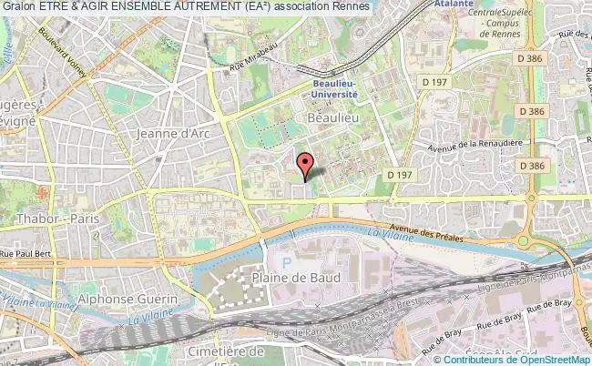 plan association Etre & Agir Ensemble Autrement (ea²) Rennes