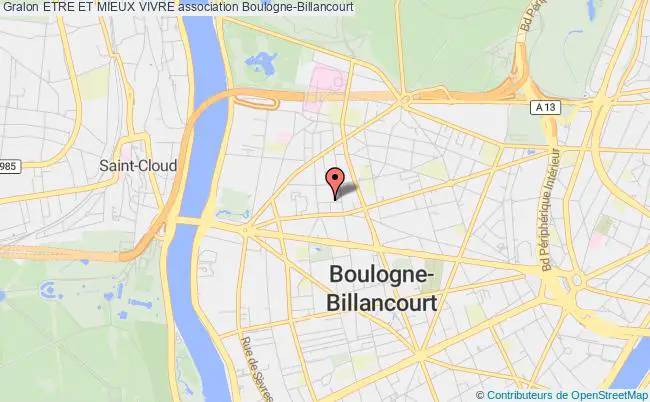 plan association Etre Et Mieux Vivre Boulogne-Billancourt