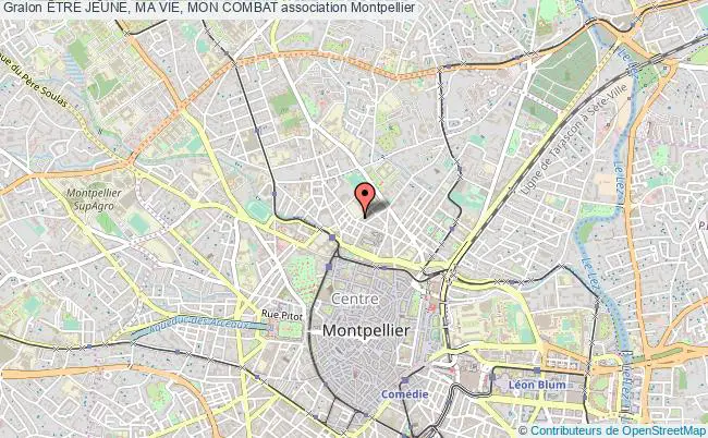 plan association Être Jeune, Ma Vie, Mon Combat Montpellier