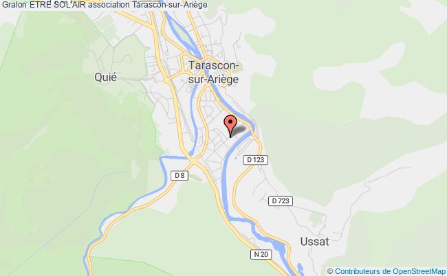 plan association Etre Sol'air Tarascon-sur-Ariège