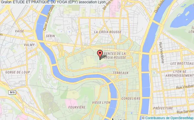 plan association Etude Et Pratique Du Yoga (epy) Lyon