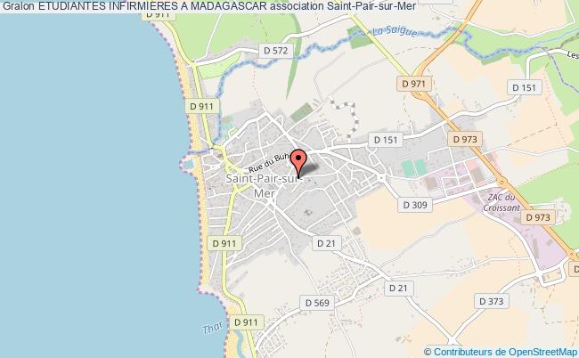 plan association Etudiantes Infirmieres A Madagascar Saint-Pair-sur-Mer
