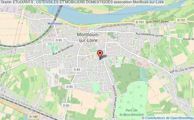 plan association Etudiants ; Ustensiles Et Mobiliers Domestiques Montlouis-sur-Loire