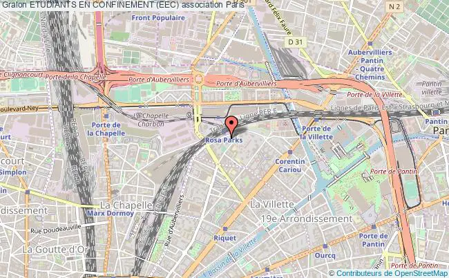 plan association Etudiants En Confinement (eec) Paris