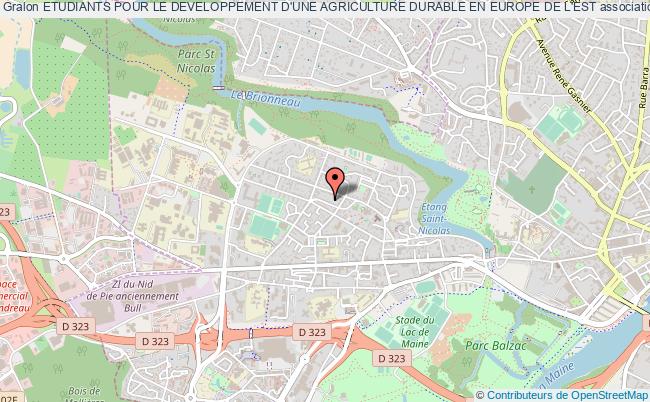 plan association Etudiants Pour Le Developpement D'une Agriculture Durable En Europe De L'est Angers