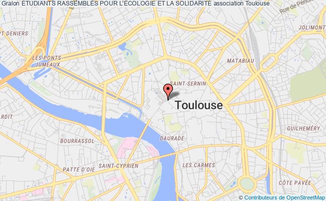 plan association Étudiants RassemblÉs Pour L'Écologie Et La SolidaritÉ Toulouse