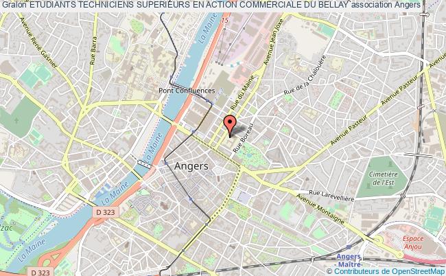 plan association Etudiants Techniciens Superieurs En Action Commerciale Du Bellay Angers