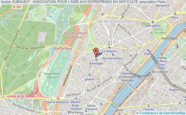 plan association Euraudit - Association Pour L'aide Aux Entreprises En DifficultÉ Paris