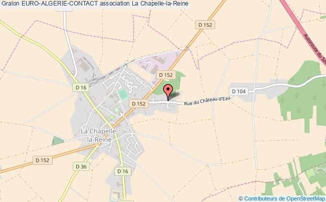 plan association Euro-algerie-contact La    Chapelle-la-Reine