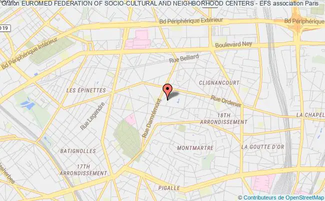 plan association Euromed Federation Of Socio-cultural And Neighborhood Centers - Efs Paris