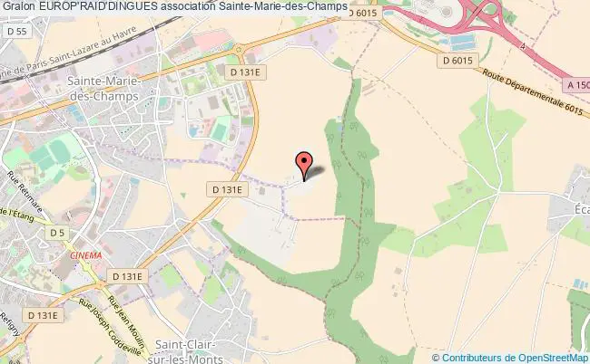plan association Europ'raid'dingues Sainte-Marie-des-Champs