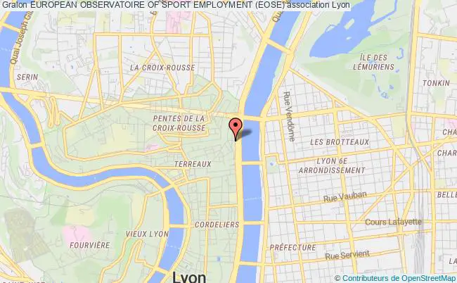 plan association European Observatoire Of Sport Employment (eose) Lyon