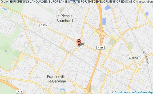 plan association Europening Languages European Institute For The Development Of Education Franconville