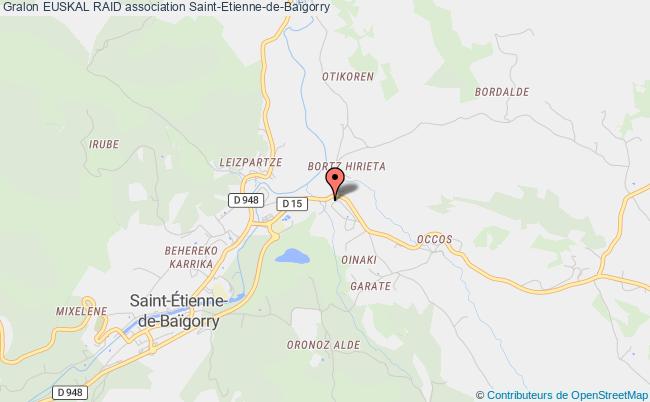 plan association Euskal Raid Saint-Étienne-de-Baïgorry