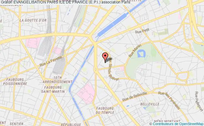 plan association Evangelisation Paris Ile De France (e.p.i.) Paris